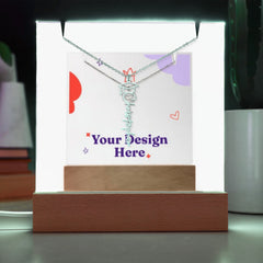 Keepsake Acrylic with Graduation Cap Name Necklace Bundle